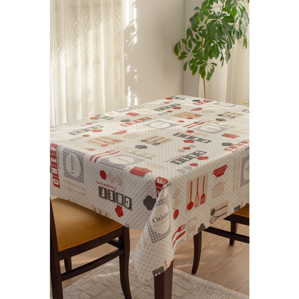 Barış Home Collection Astarlı Silinebilir Hijyenik Muşamba Pvc Masa Örtüsü 140 x 180 Beden Masa Örtüsü Fiyatı