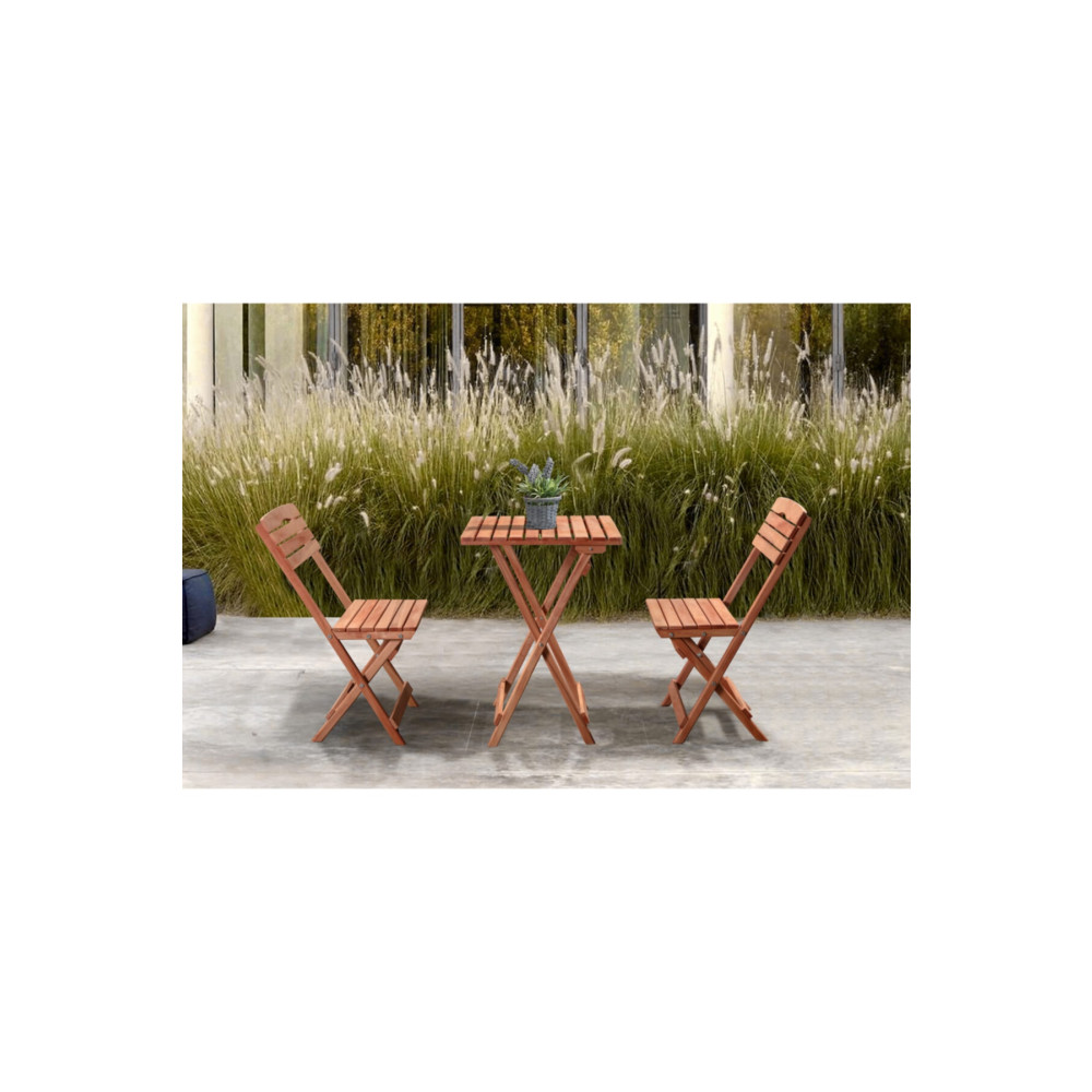BarışAhşap Balkon Bahçe Mutfak 3lü Bistro Set 2 Sandalye 1 Masa Bahçe Mobilyası Takımı Fiyatı
