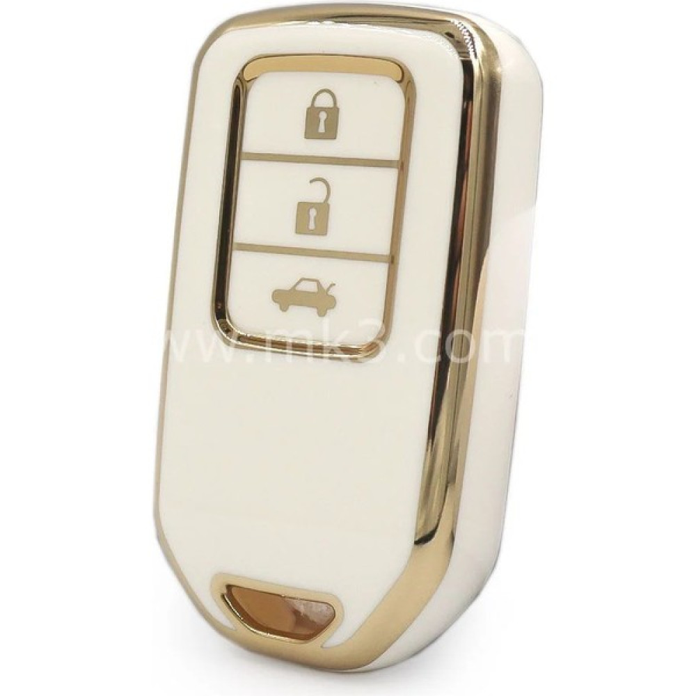 Barkas Elektronik Honda Civic Crv Accord City Keyless Go Nano Anahtar Kılıfı 3 Buton Beyaz Anahtarlık Fiyatı