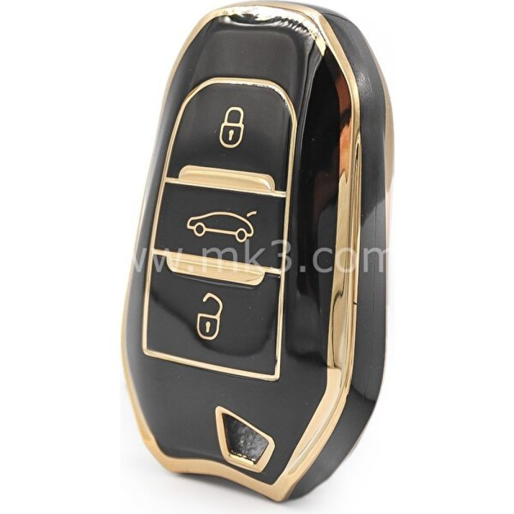 Barkas Elektronik Peugeot 208 308 408 508 2008 3008 5008 Keyless Go Nano Anahtar Kılıfı 3 Buton Siyah Anahtarlık Fiyatı