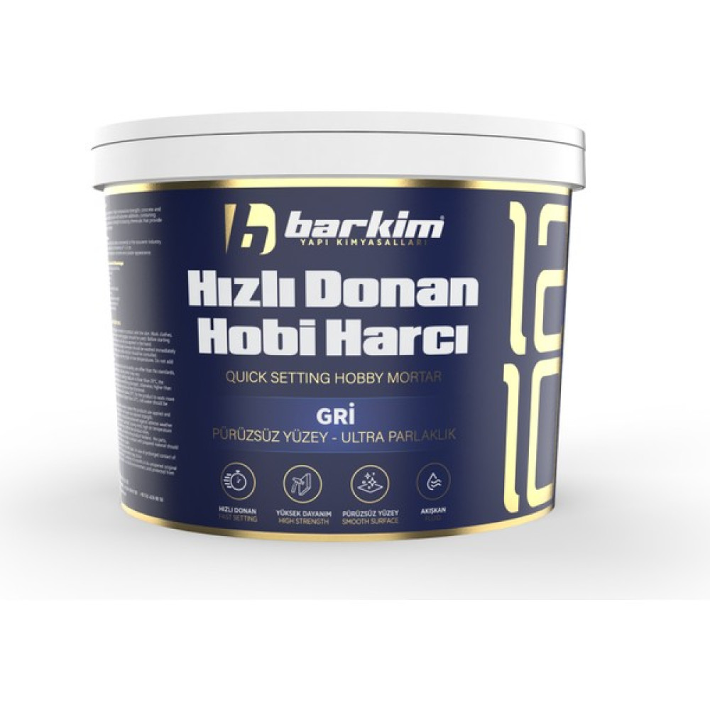 Barkim Hızlı Donan Dekoratif Beton Harcı 5 kg 1210 Sanatsal Malzemeler Fiyatı