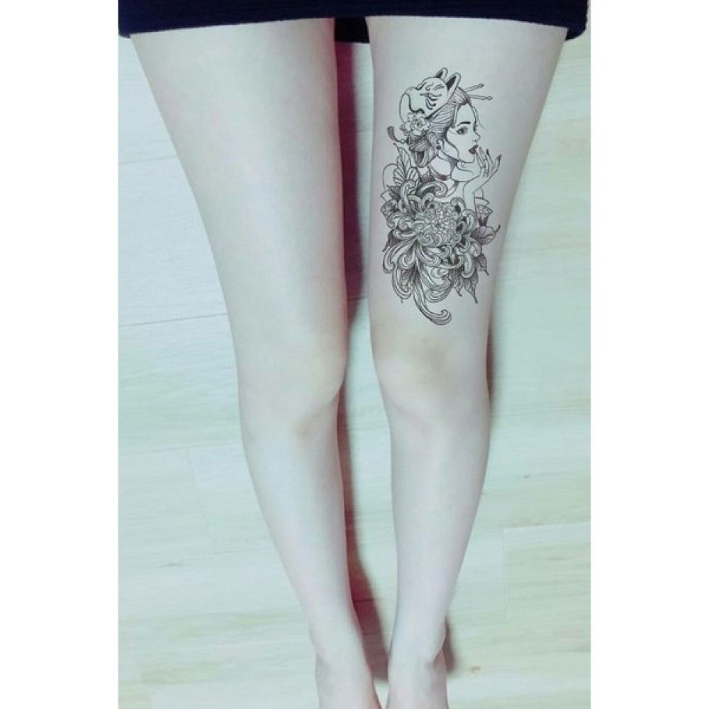 Barly Kadın ve Çiçek Geçici Dövme Tattoo - Renkli Altın, Takı & Aksesuar Fiyatı