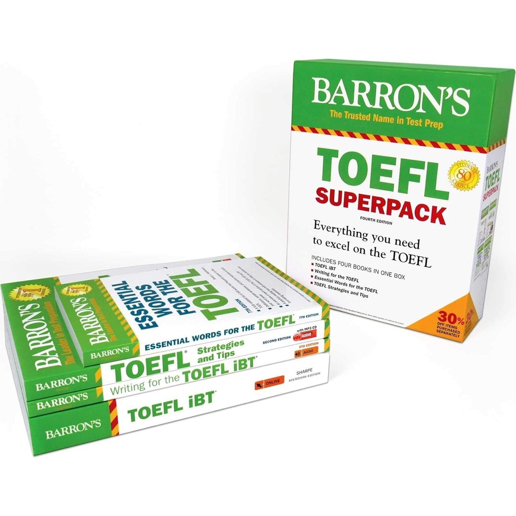 Barron's Barrons Toefl Ibt Superpack Yaprak Testler Fiyatı