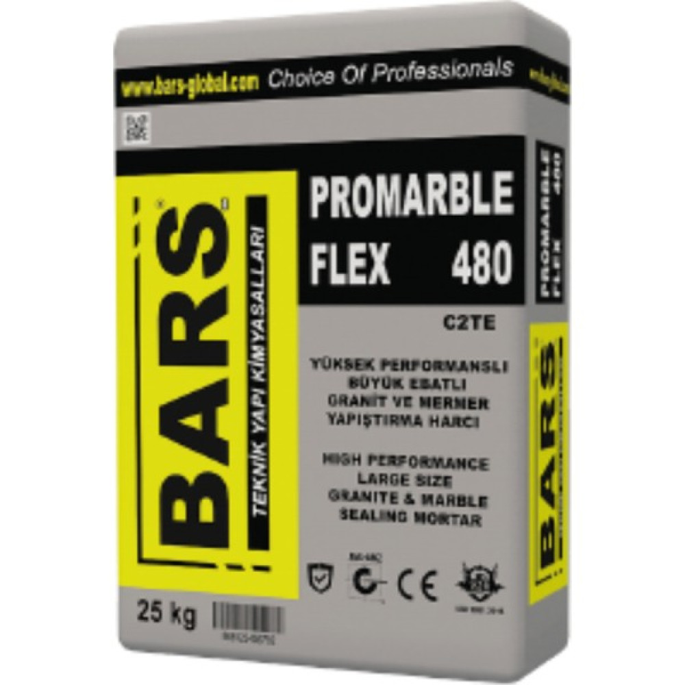 Bars Flex Granit & Mermer Yapıştırıcısı 25 Kg. Dış Cephe Yalıtım Malzemeleri Fiyatı