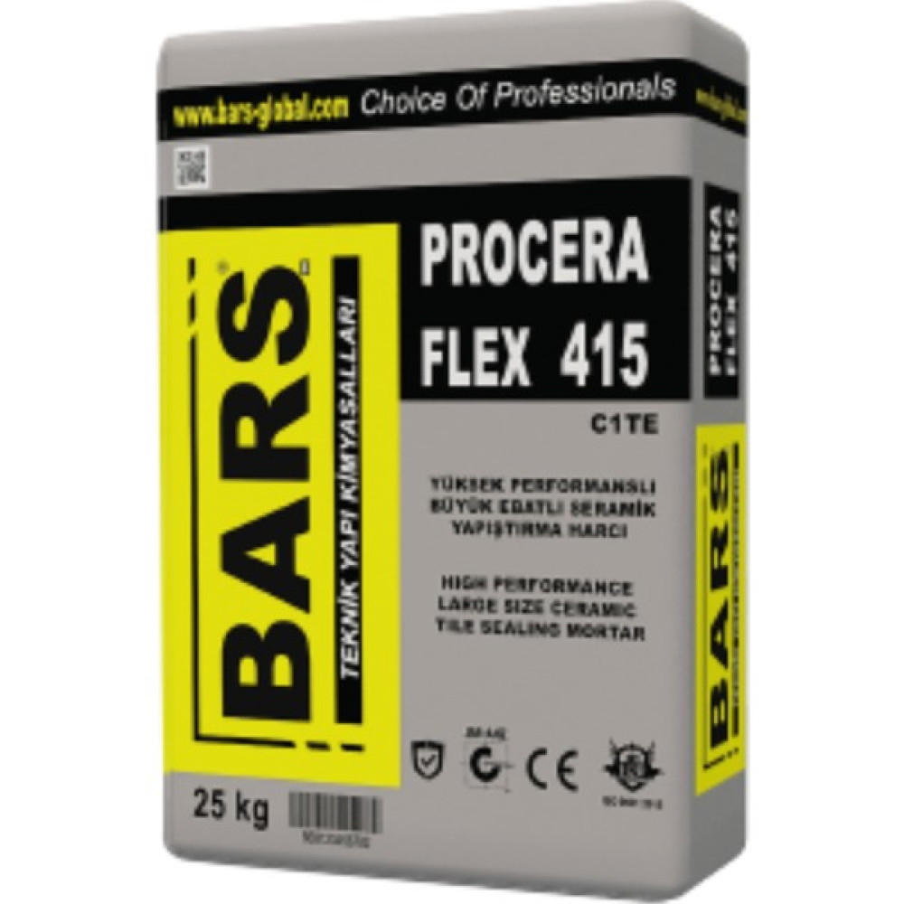 Bars Flex Seramik Yapıştırıcısı 25 Kg. Oto Boyaları Fiyatı