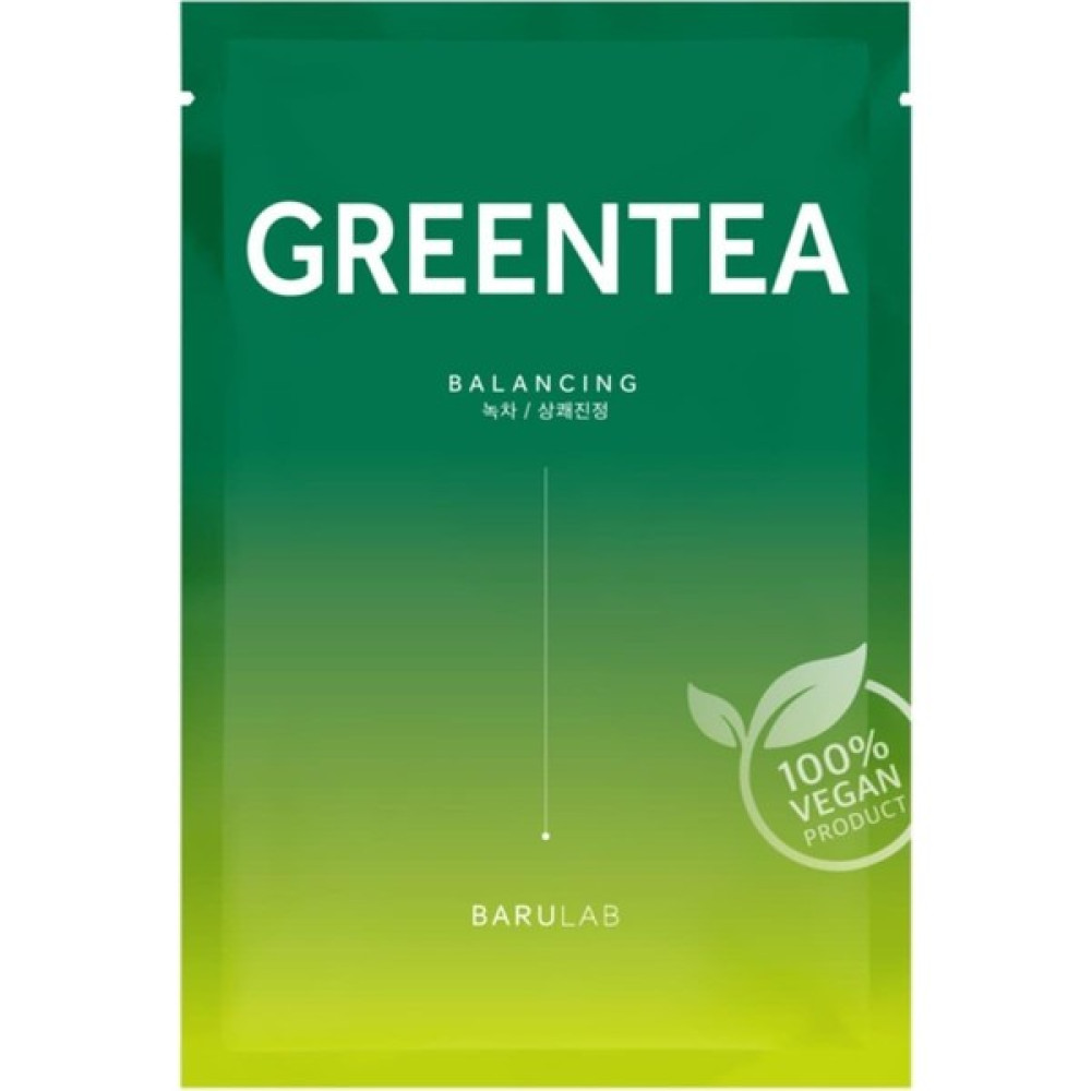 Barulab The Clean Vegan Green Tea Mask - Yeşil Çaylı Yağ Dengeleyici Maske 23GR Maskeler Fiyatı