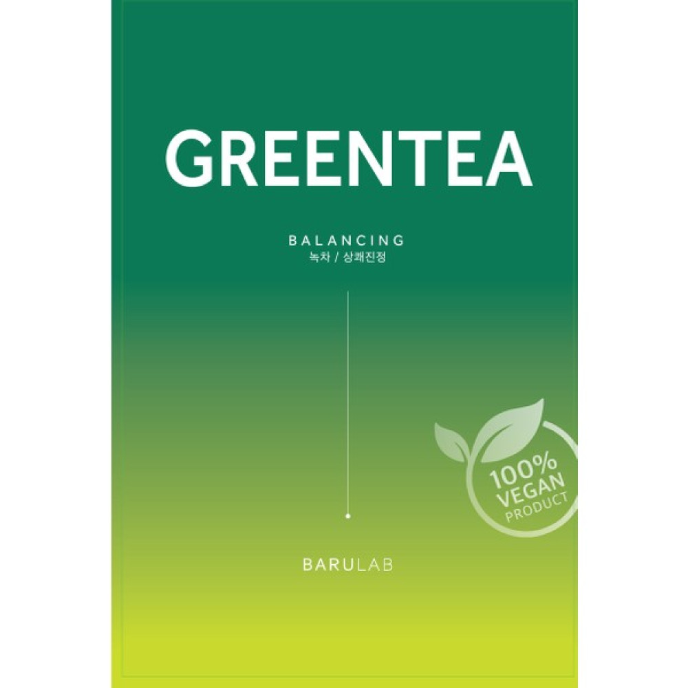 Barulab The Clean Vegan Mask Greentea-Yüz Maskesi Maskeler Fiyatı