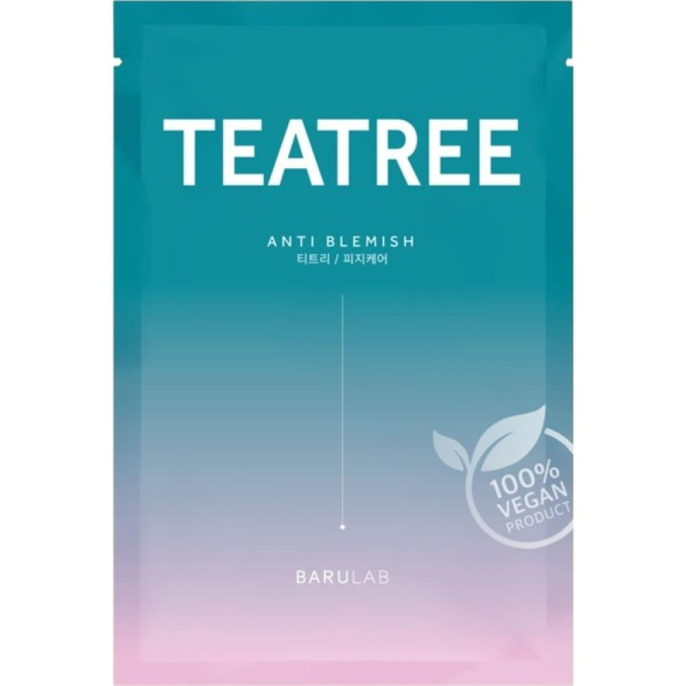 Barulab The Clean Vegan Teatree Mask - Akne Yatıştırıcı Maske 23GR Maskeler Fiyatı