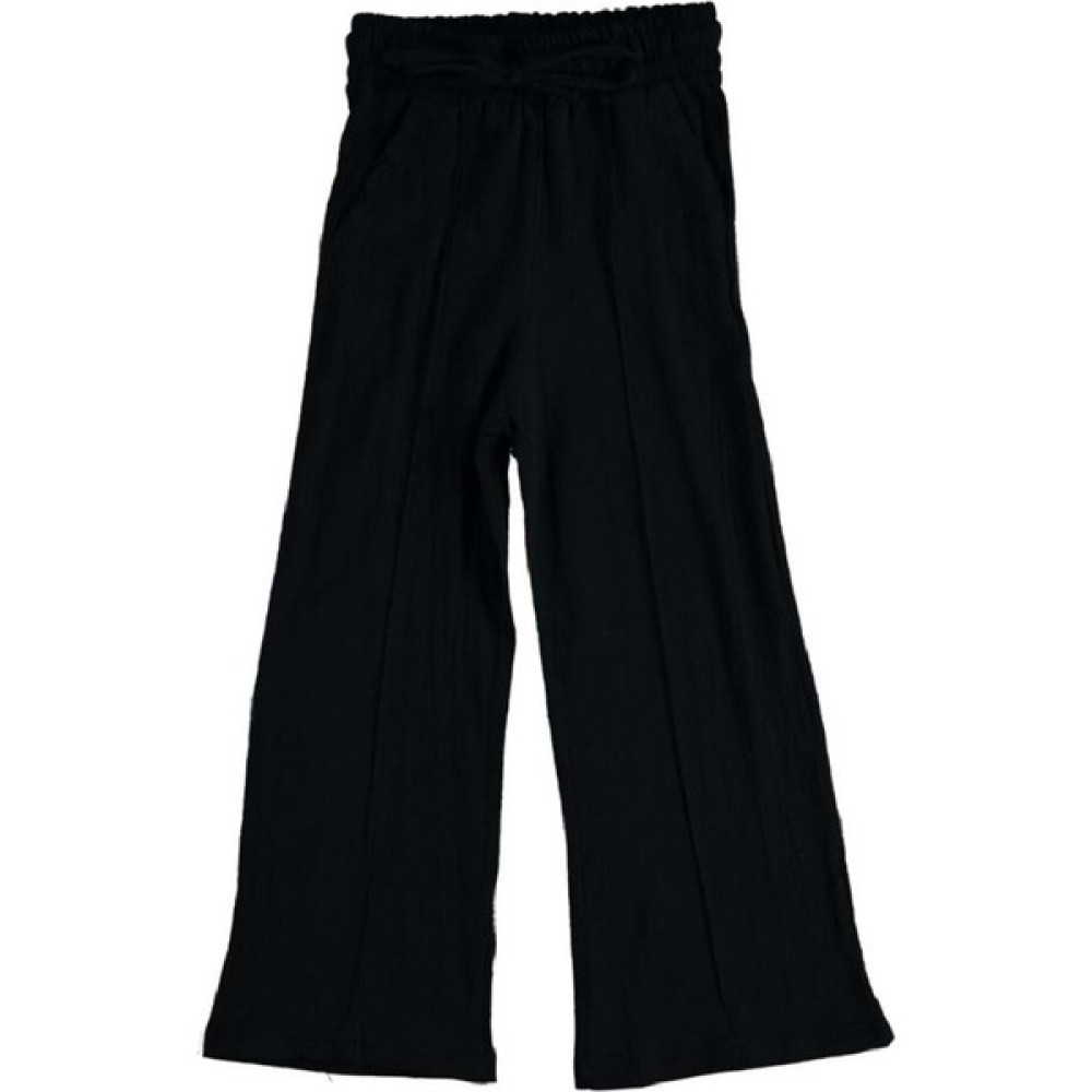 Başak Çocuk Giyim 354133 Cobe Çımalı Geniş Paça Pantolon 5/9 Yaş - Siyah - 4-5 Yaş Kız Çocuk Pantolon Fiyatı