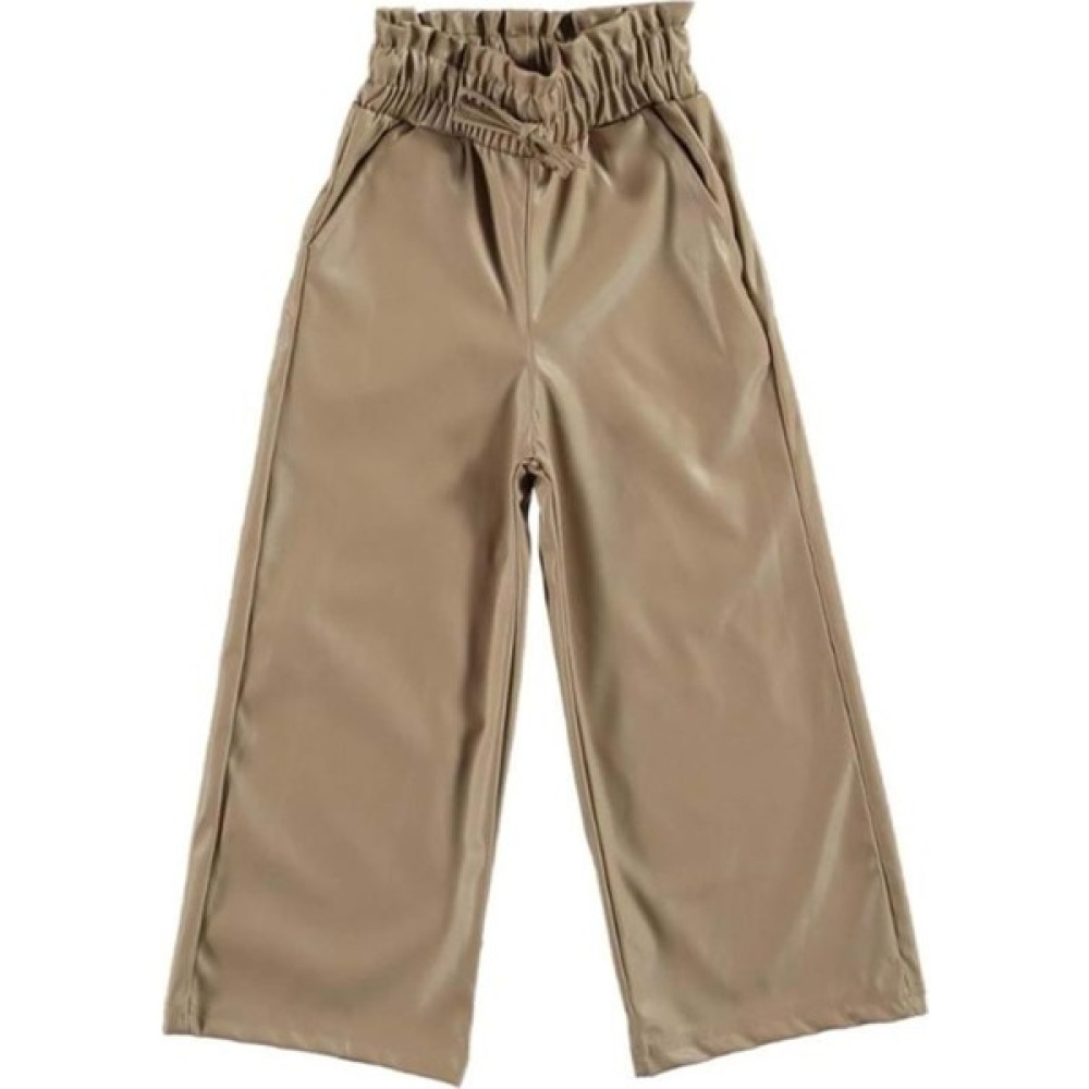 Başak Çocuk Giyim 371355 Derı Bağcıklı Genıs Paça Pantolon Mini 5/9y - Krem - 4-5 Yaş Kız Çocuk Pantolon Fiyatı