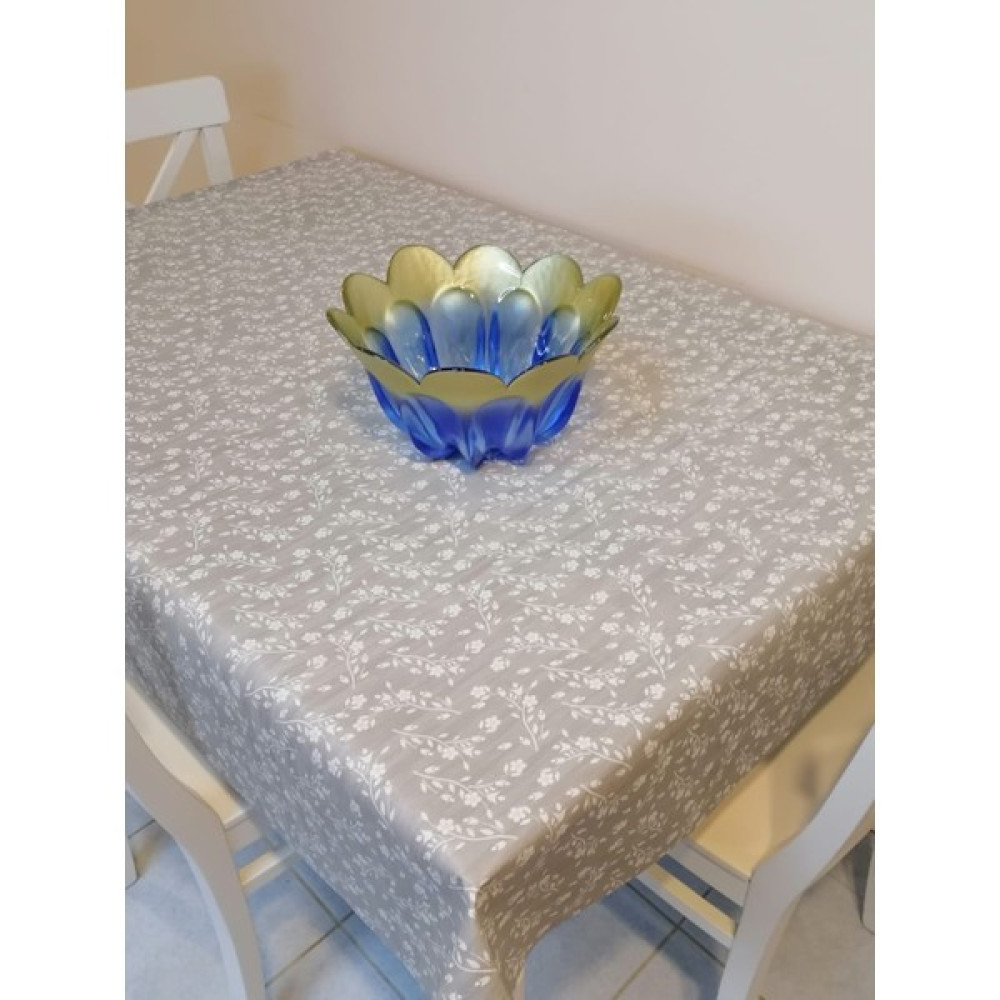 Başak Ev Tekstili Elyaflı Pvc Muşamba - Desenli Silinebilir Masa Örtüsü - Gri - 140 x 240 cm Masa Örtüsü Fiyatı