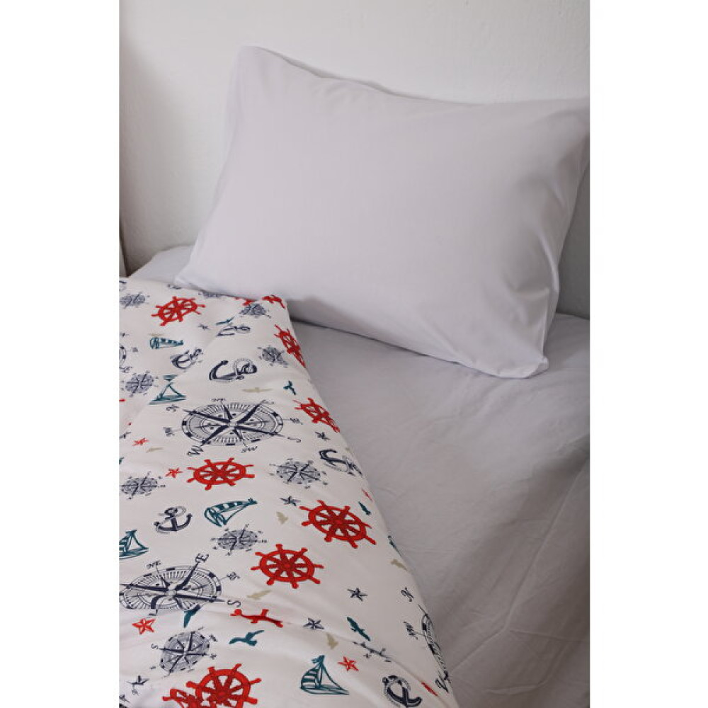 Başal Tekstil Başal Tekstil alize Tek Kişilik Çarşaflı Lastikli Nevresim Takımı , Yatak Odası ve Baza Yatak Için - 160x220 cm - Beyaz Nevresim Takımı Fiyatı