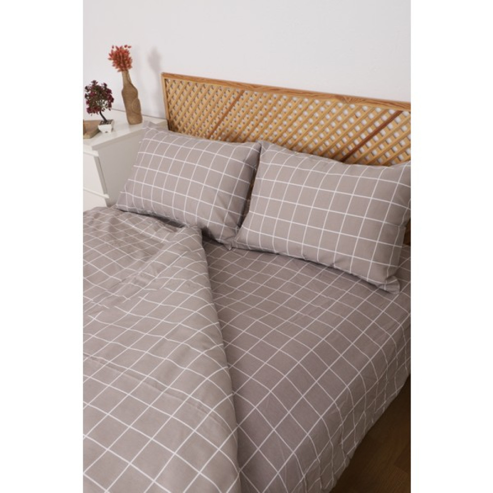 Başal Tekstil Başal Tekstil linen Kahve Çift Kişilik Çarşaflı Lastikli Nevresim Takımı , Yatak Odası ve Baza Yatak Için Nevresim - 200 x 220 cm Nevresim Takımı Fiyatı