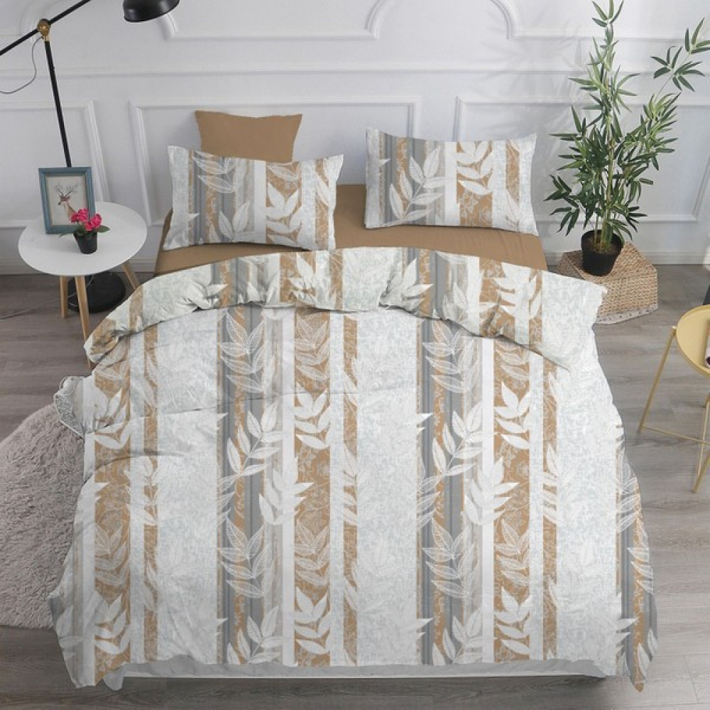 Başal Tekstil Çift Kişilik Çarşaflı Lastikli Nevresim Takımı , Yatak Odası ve Baza Yatak Için Nevresim - Kahverengi - 200 x 220 cm Nevresim Takımı Fiyatı