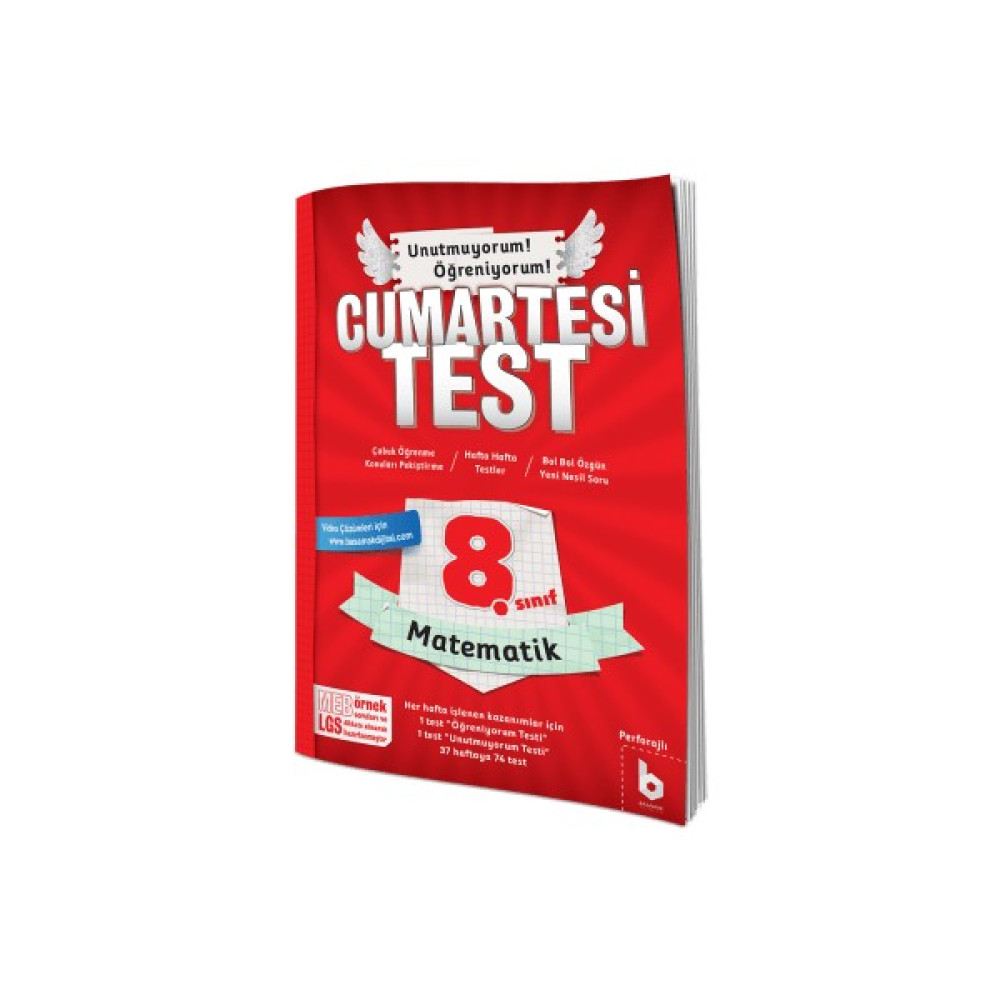 Basamak Yayınları 8. Sınıf LGS Matematik Cumartesi Test Ders Sınav Kitapları Fiyatı