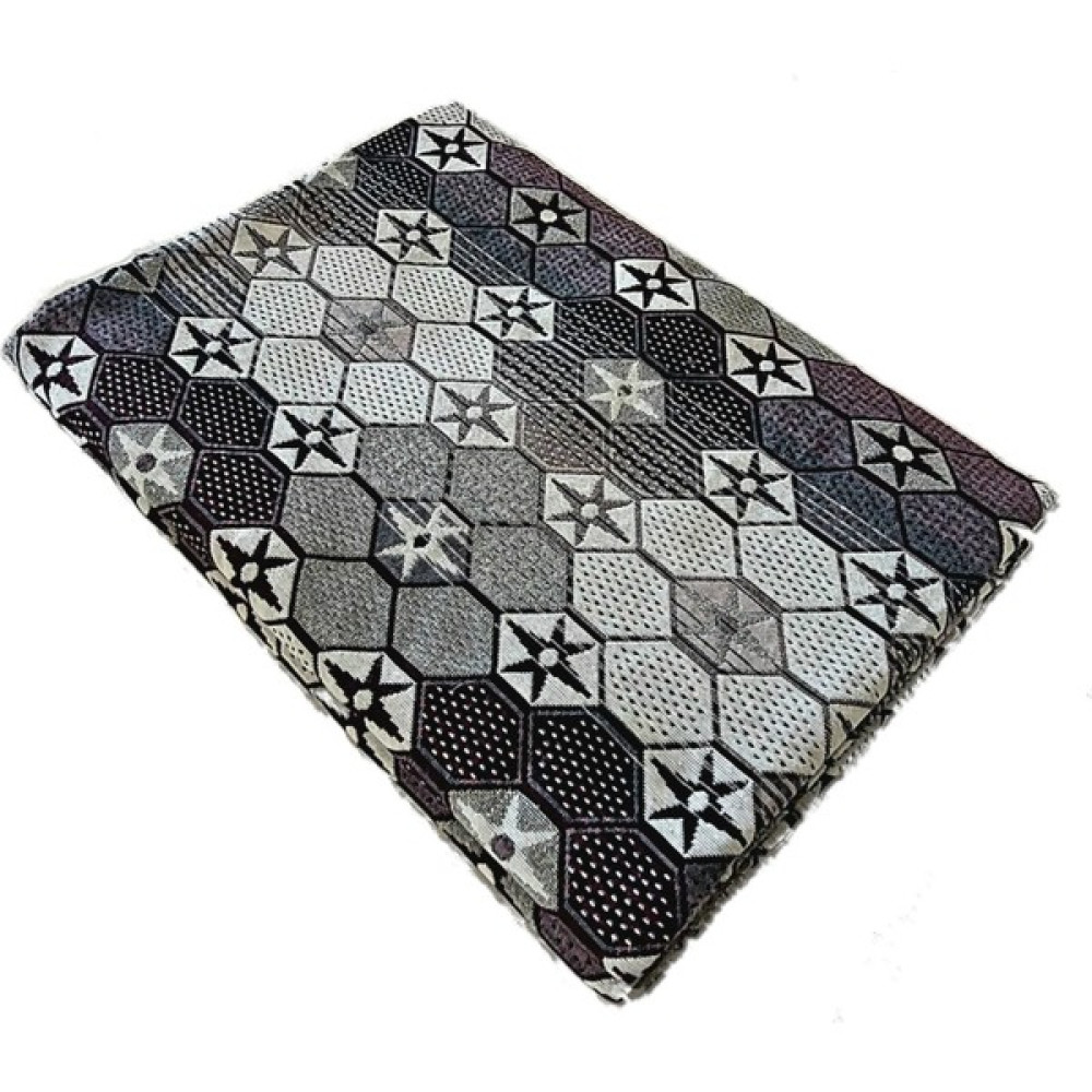 Başaran Tekstil Algelsineve 4m2 Yıldızlı Desen Serme Halı Örtüsü, Halı Koruyucu, Çok Amaçlı Pike, Savan - 150 x 240 cm - Bej - Bordo Salon & Oturma Odası Tekstili Fiyatı