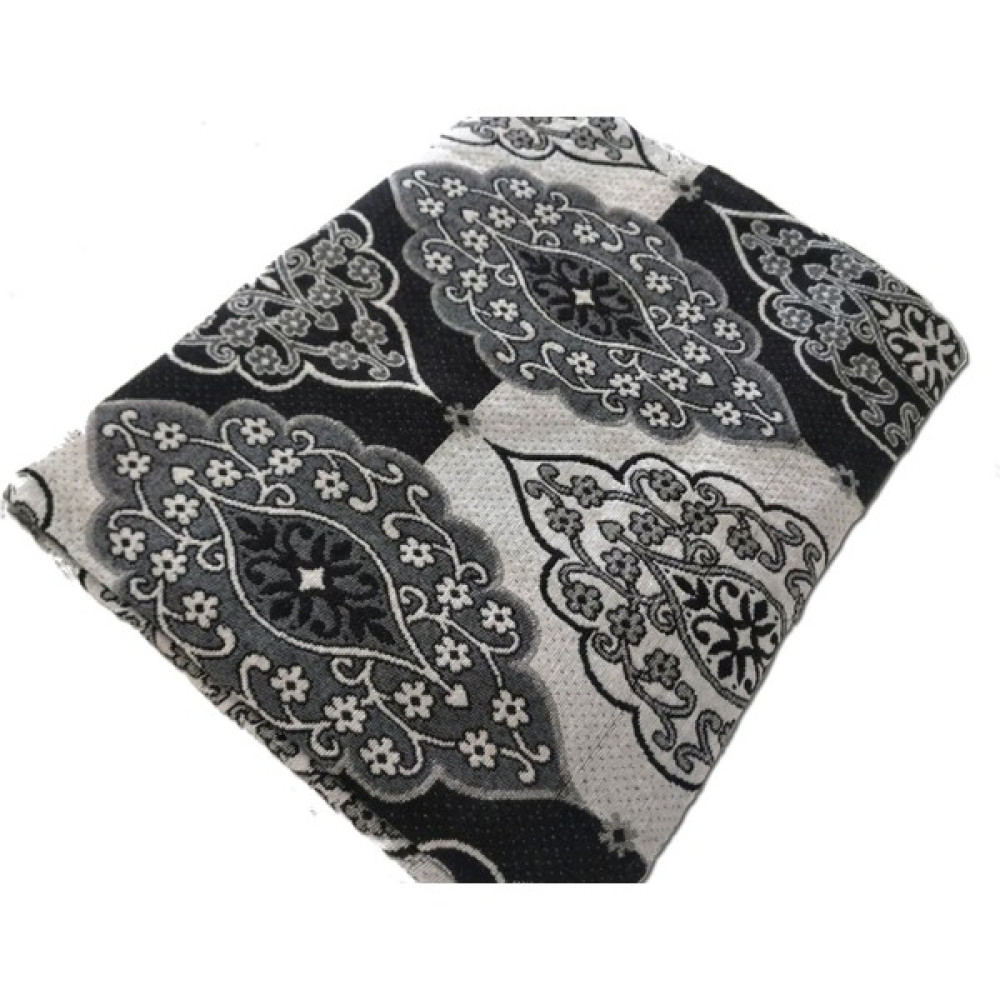 Başaran Tekstil Başaran 6 M2 Serme Osmanlı Desenli Halı Örtüsü, Savan - Siyah - Beyaz - 200 x 290 cm Salon & Oturma Odası Tekstili Fiyatı
