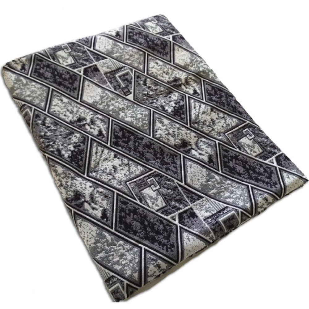 Başaran Tekstil Bordury Serme Biyeli Halı Örtüsü, 4m2 - 150 x 250 cm - Gri - Lacivert Salon Halısı Fiyatı