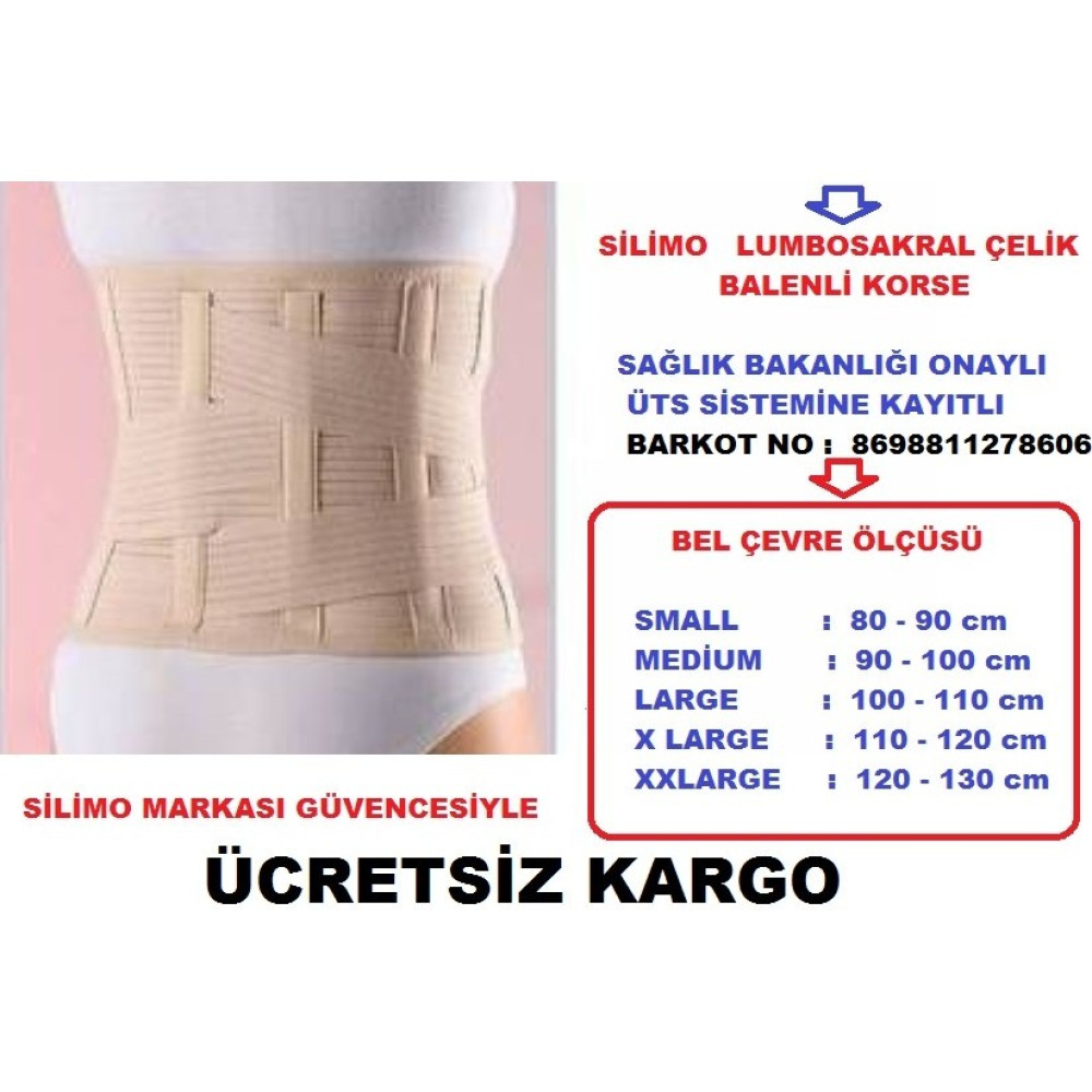 Başarı Ortopedi Bel Fıtık Kuşağı Bel Fıtığı Korsesi Demirli Korse -Lumbosakral Korse Bel Kayması Korsesi - Ten - 2XL Korse Fiyatı