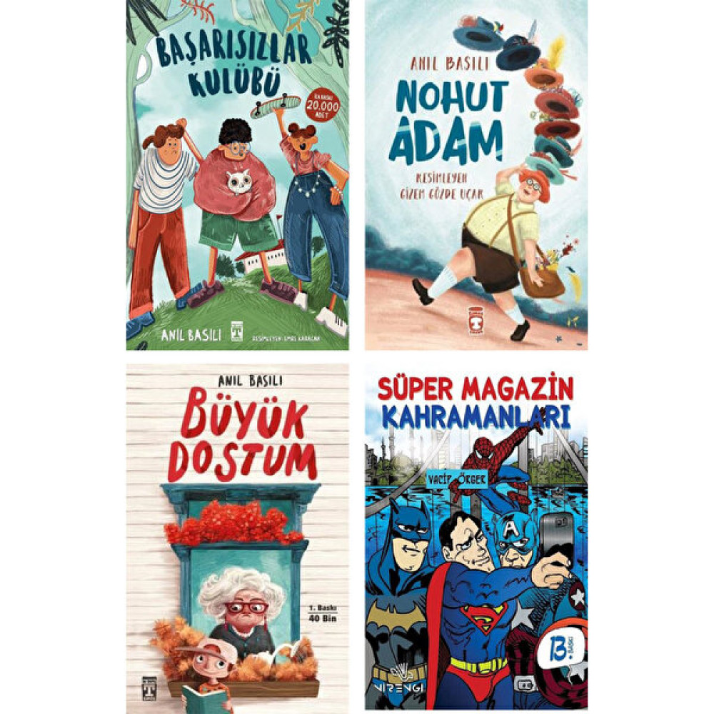 Başarısızlar Kulübü - Nohut Adam - Büyük Dostum - Süper Magazin Kahramanları Çocuk Klasikleri Fiyatı