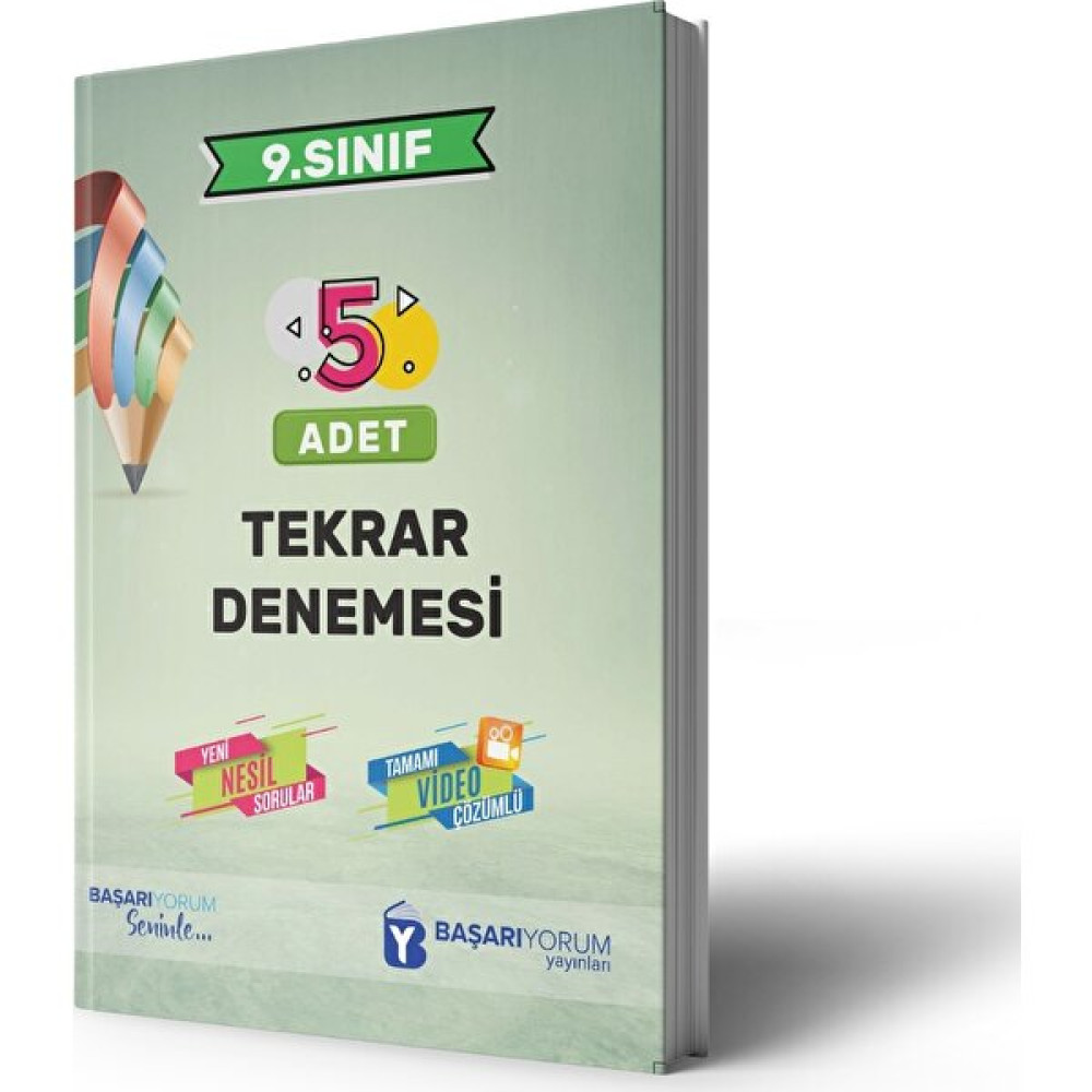 Başarıyorum Yayınevi 9. Sınıf 5'li Tekrar Denemeleri Tüm Dersler Fiyatı