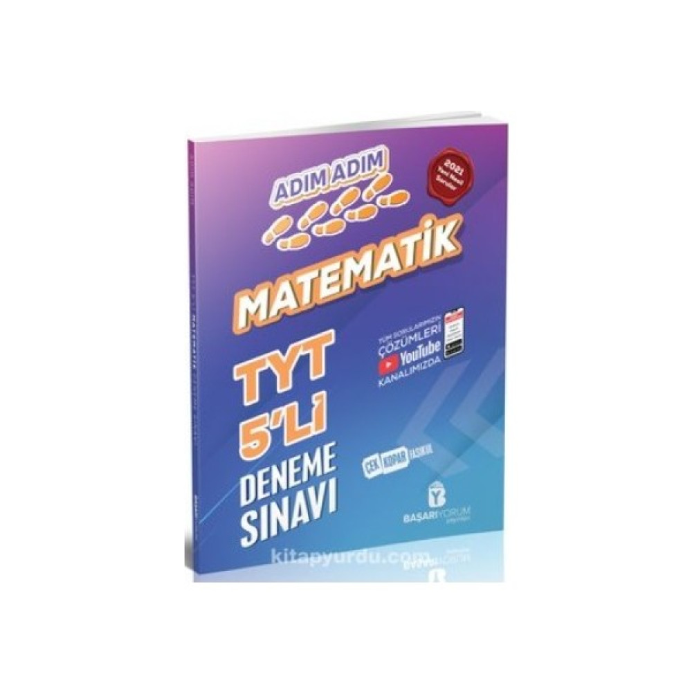 Başarıyorum Yayınları Yeni Nesil Adım Adım 5 Tyt Matematik Denemesi Kaynak Kitapları Fiyatı