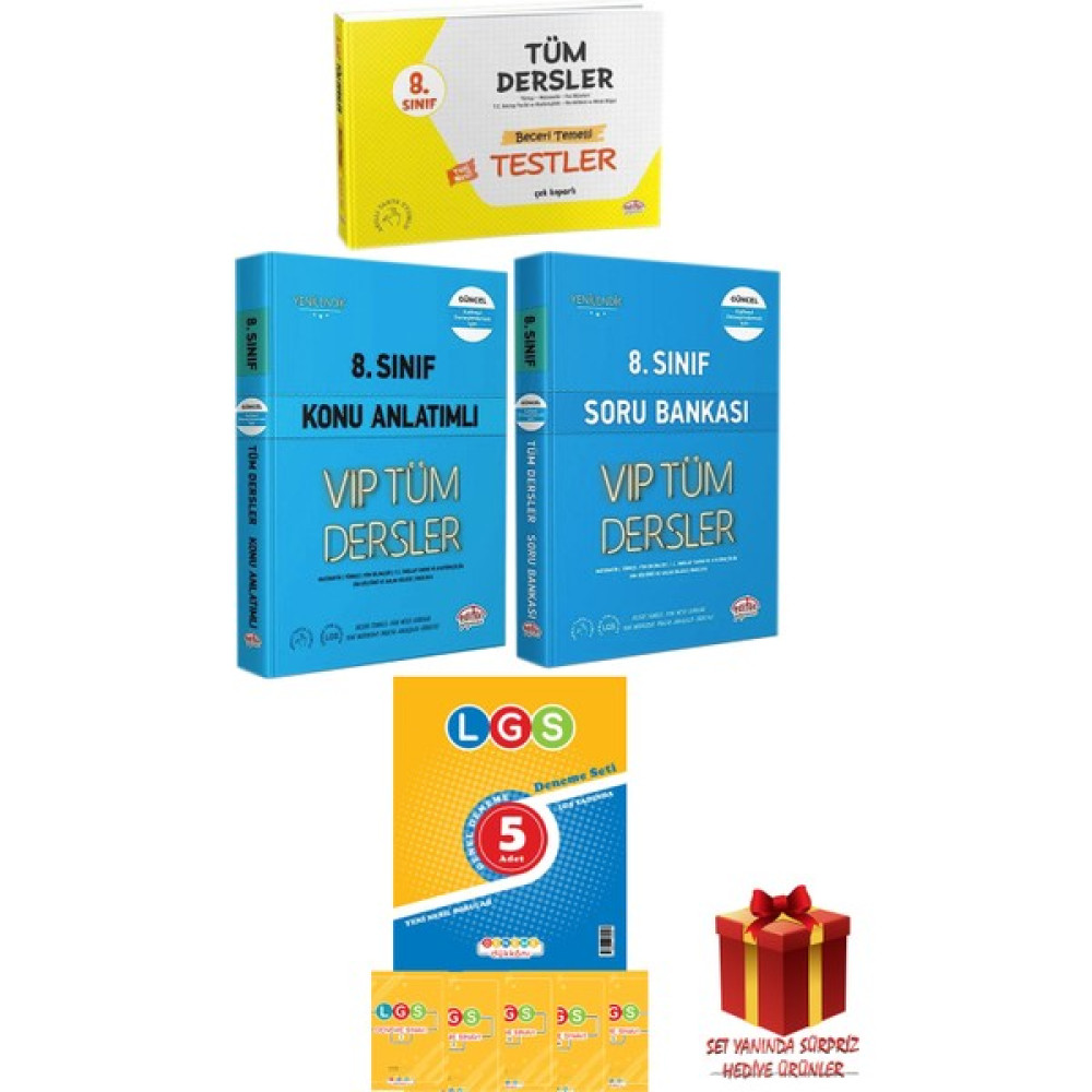 Başat Yayınları Editör Lgs 8 Sınıf Tüm Dersler Beceri Temelli Testler-Konu Anlatım-Soru Bankası-5 Deneme + Tüm Dersler Fiyatı