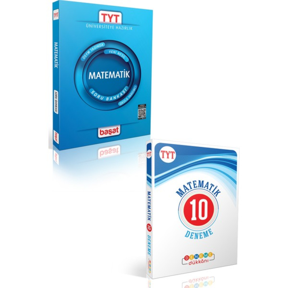 Başat Yayınları TYT Matematik Soru Bankası + Deneme Dükkanı Matematik 10 Deneme Temel Yeterlilik Testi (TYT) Fiyatı