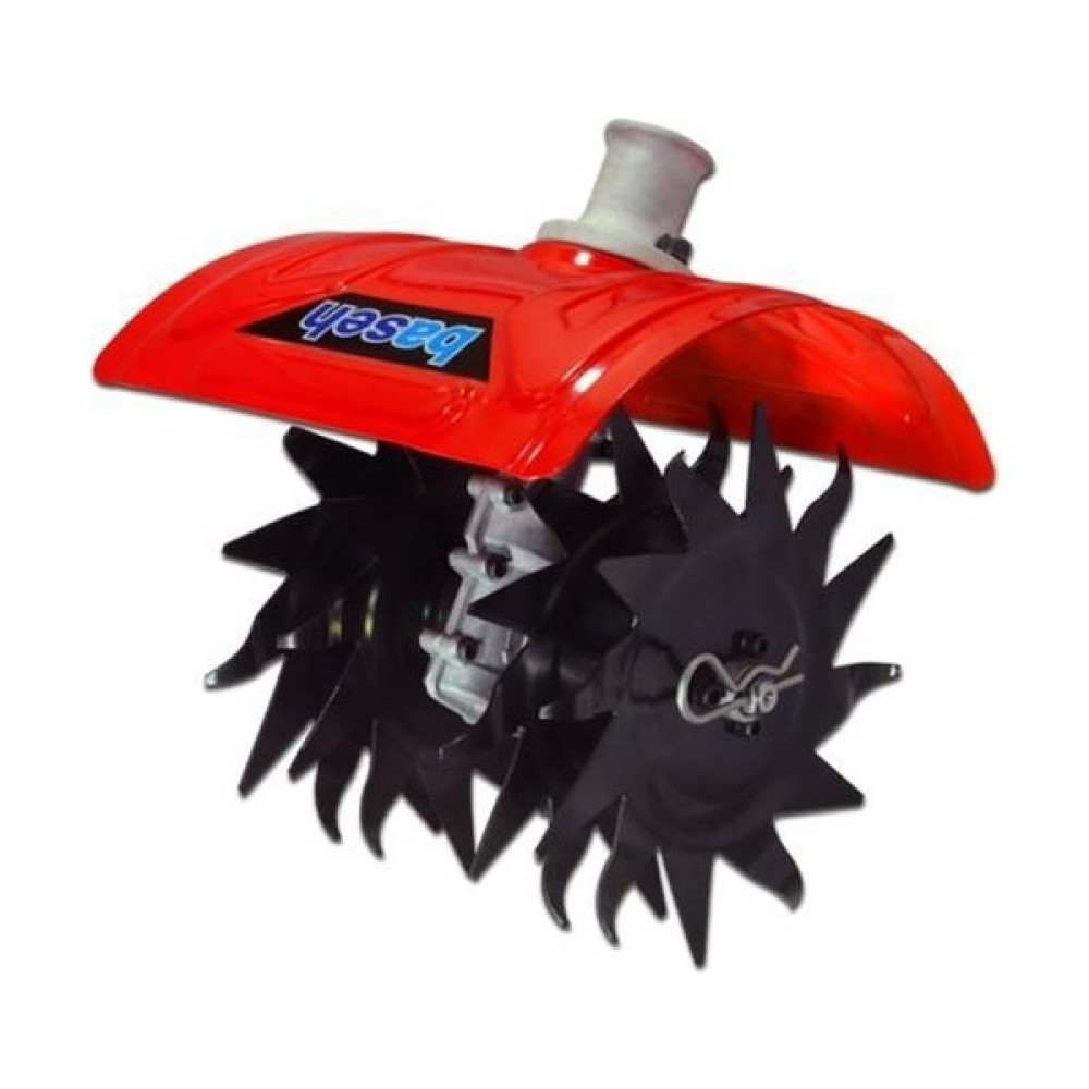 Baseh 2+2 Tırpan Ucu Mini Çapa Aparatı Ø25.5 mm 4 Diş Kare Çapalama Makinesi Fiyatı