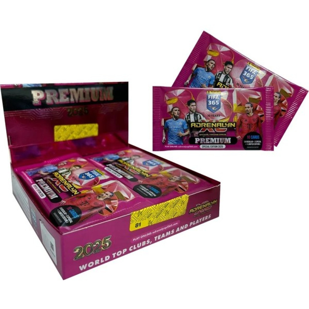 Başel Toys Panini 2025 Adrenalyn Premium Fifa Xl Oyuncu Kartları 10 Paket (100 Kart) Oyun Takımları Fiyatı