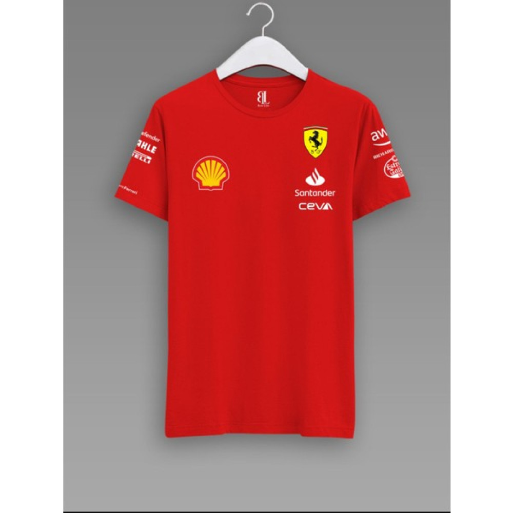 BaseLineShop Ferrari Kırmızı Tshirt Erkek T-shirt Fiyatı