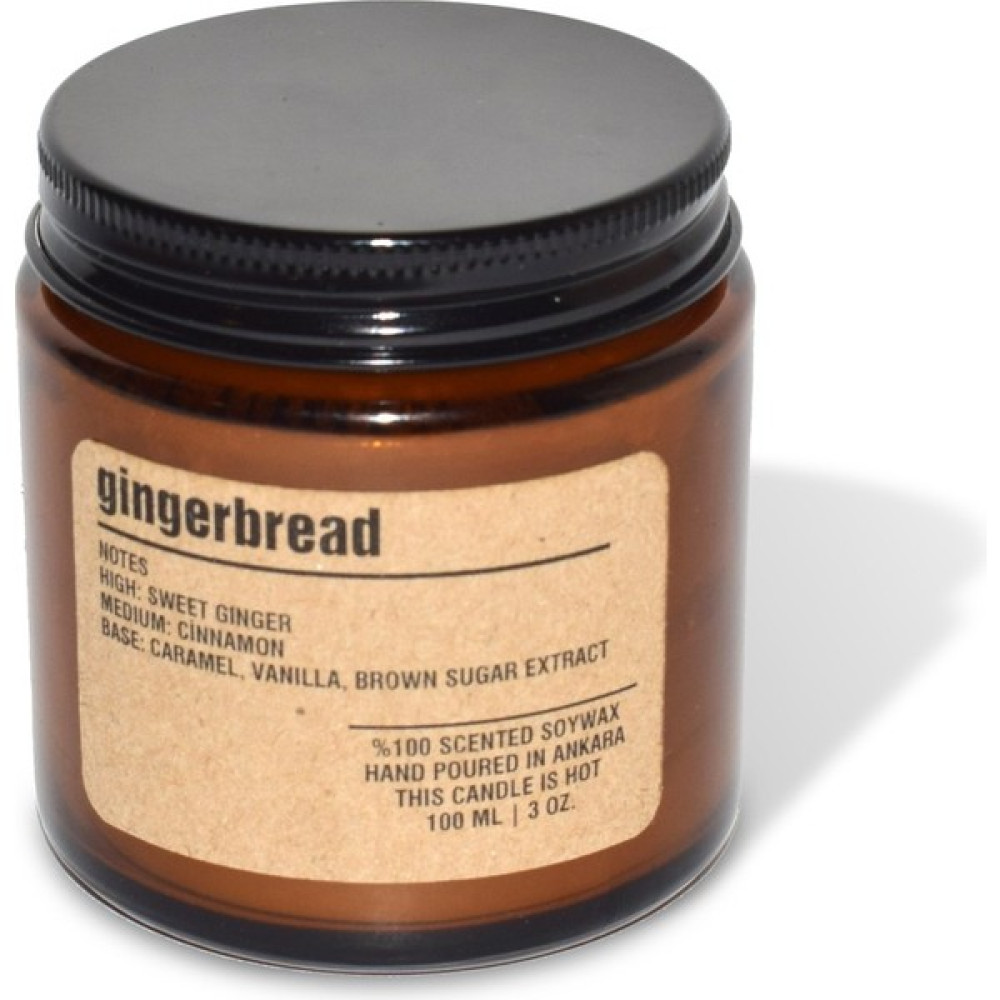 Basement : Kokulu Soya Mum : 200 gr : Gingerbread - 1 Adet Dekoratif Mum Fiyatı