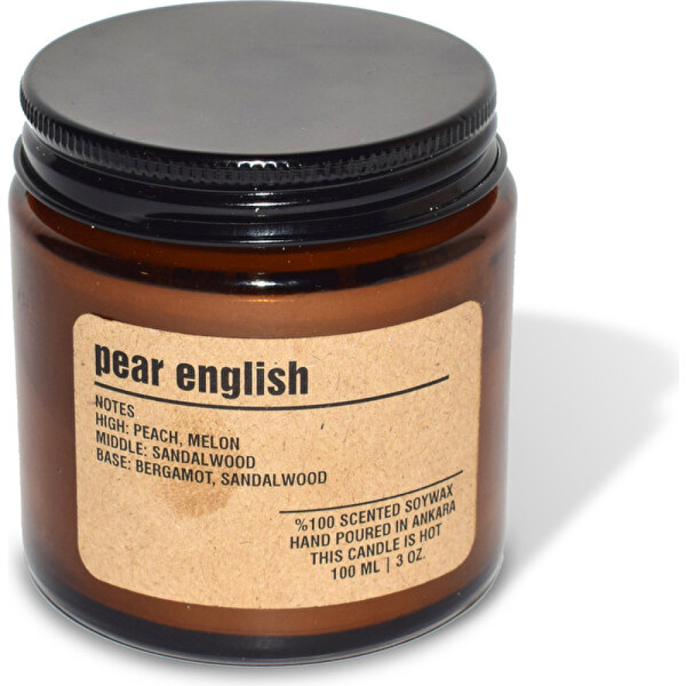 Basement : Kokulu Soya Mum : 200 gr : Pear English Dekoratif Mum Fiyatı
