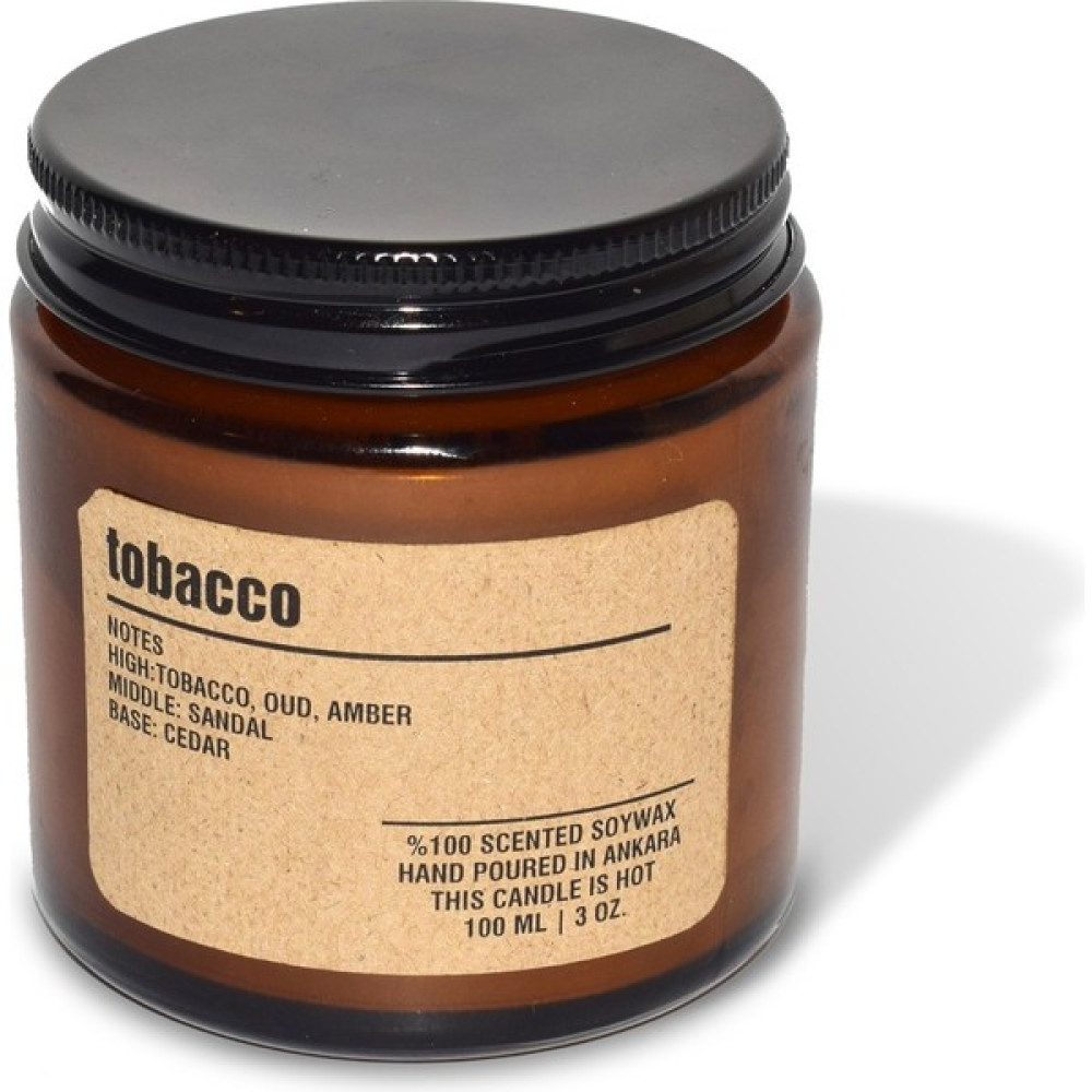 Basement : Kokulu Soya Mum : 200 gr : Tobacco Dekoratif Mum Fiyatı