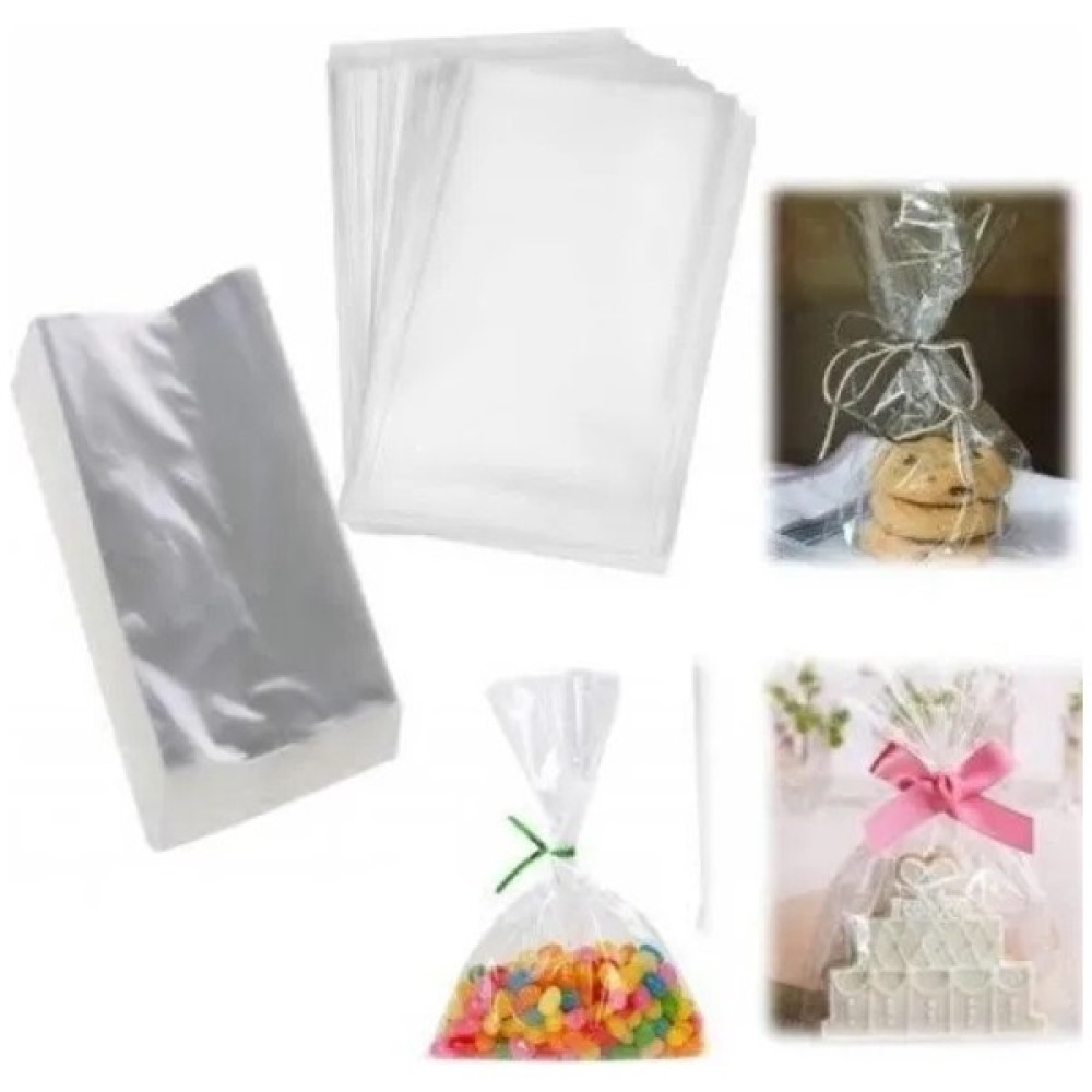 Basepack 10X20 cm Kurabiye Poşeti Bantsız Parlak Jelatin 100’LÜ - Şeffaf Buzdolabı Poşeti Fiyatı