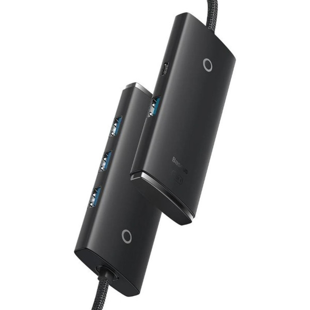 Baseus 100CM 4 Portlu Type-C To USB 3.0 Dönüştürücü Çoğaltıcı 5gbps Aktarım Hub, 4x Usb, 1x Type C - Siyah Bilgisayar Çevirici ve Adaptörü Fiyatı
