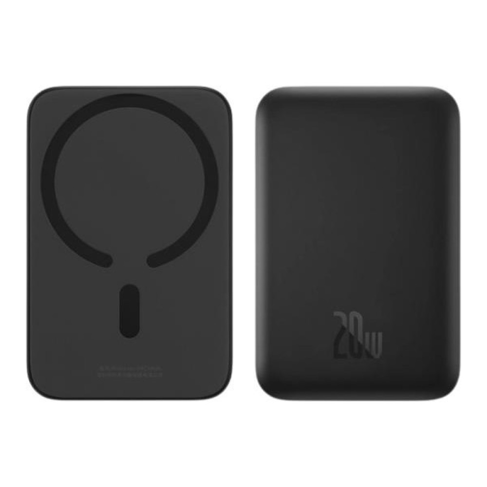 Baseus 20W 10000MAH Magsafe Manyetik Kablosuz Powerbank, Apple iPhone 13 13 Pro Max Seri Magsafe Powerbank - Siyah Taşınabilir Şarj Cihazı - Powerbank Fiyatı