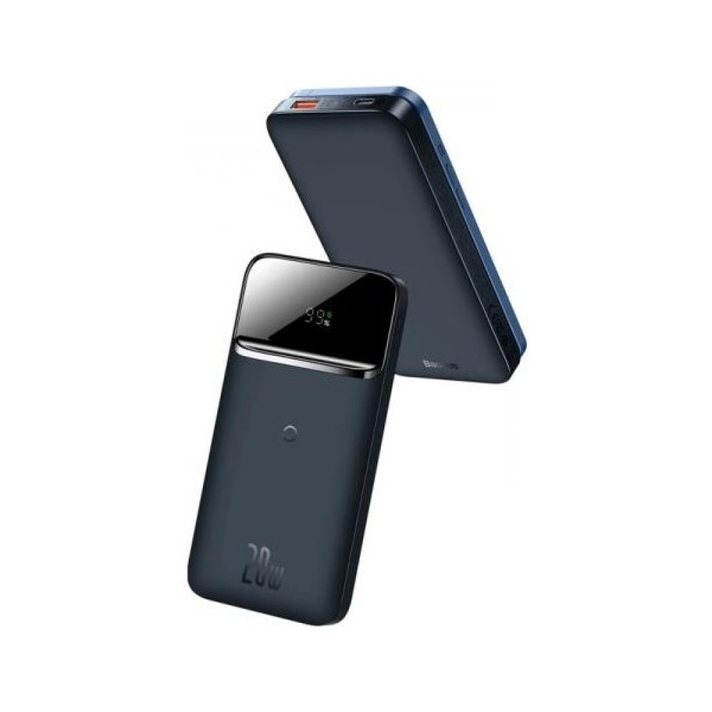 Baseus 20W 10000MAH Magsafe Manyetik Kablosuz Taşınabilir Powerbank, Iphone 12,13,14 Serisi Uyumlu - Lacivert Taşınabilir Şarj Cihazı - Powerbank Fiyatı