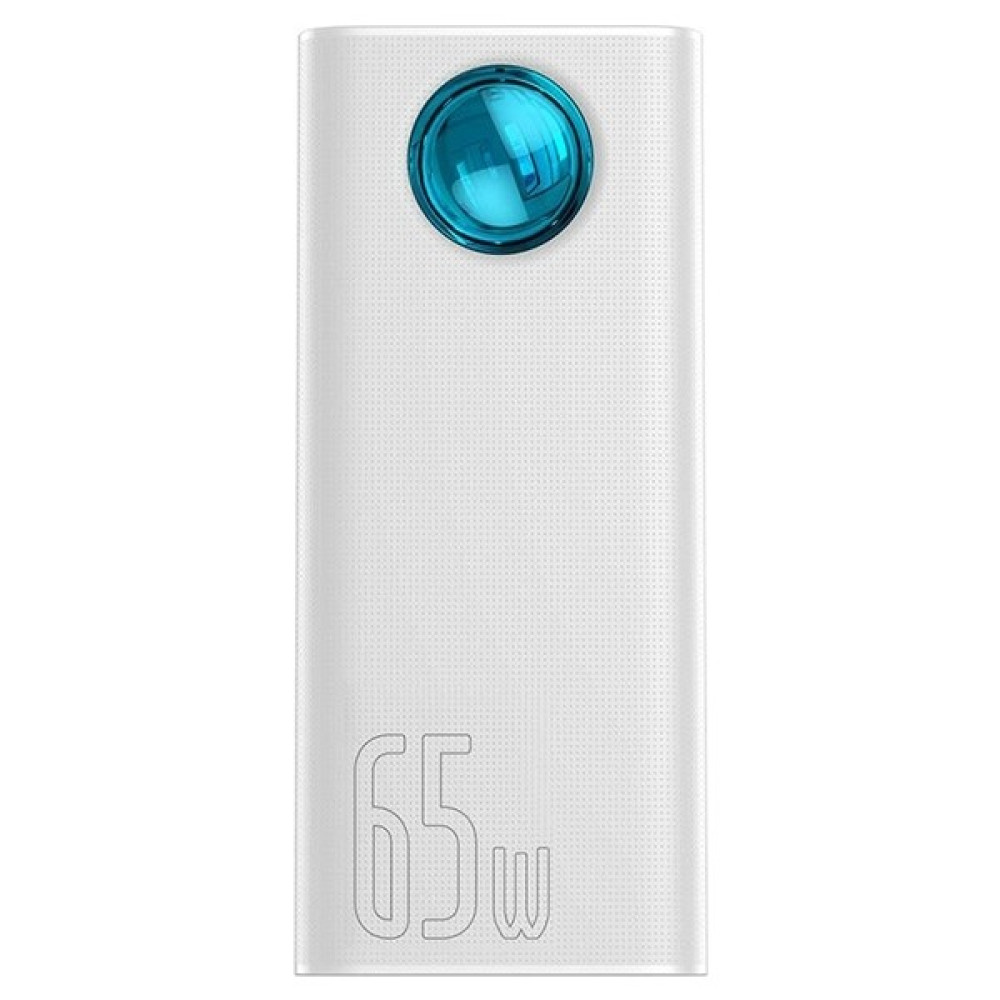 Baseus Amblight 65W Hızlı Şarj 30000 mAh Dijital Göstergeli Powerbank PPLG-A02 - Beyaz Taşınabilir Şarj Cihazı - Powerbank Fiyatı