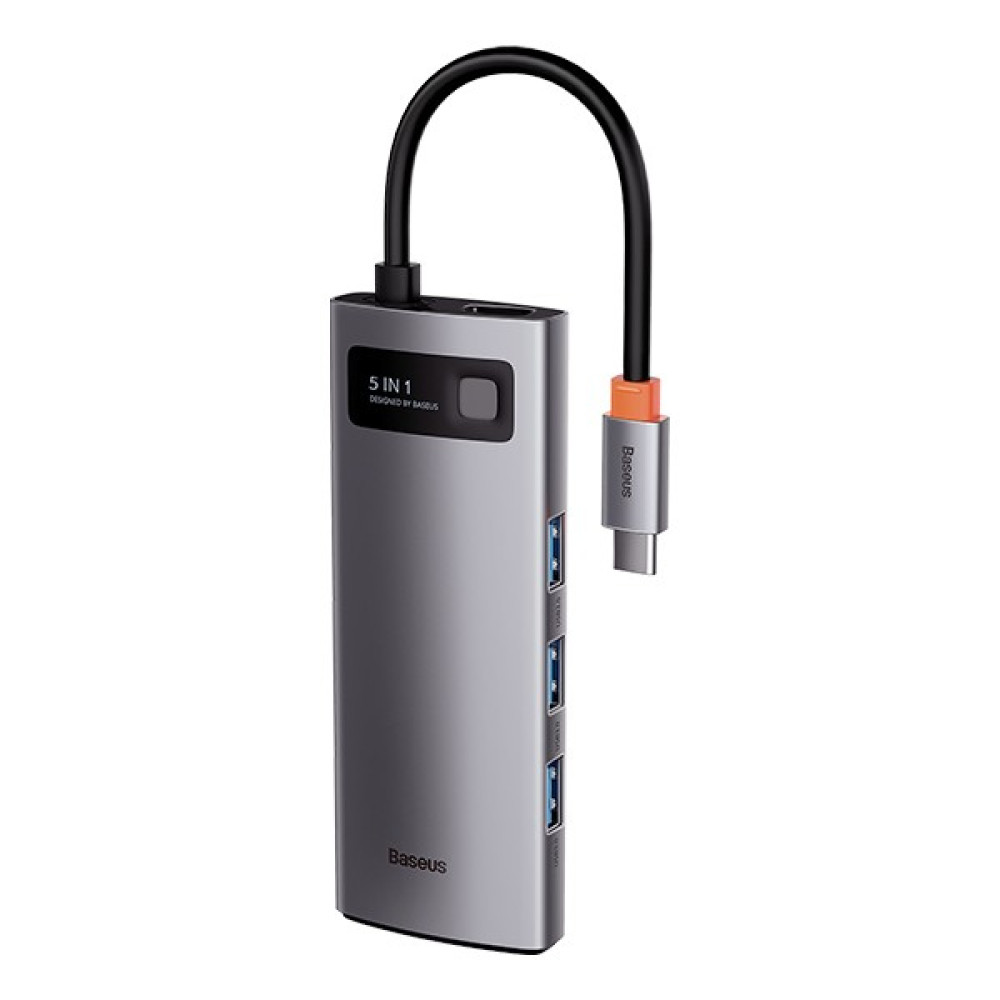 Baseus Baseus Metal Gleam Series 5in1 Type-C Hub Adaptör Çoklayıcı Bilgisayar Çevirici ve Adaptörü Fiyatı