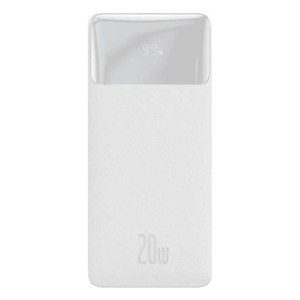 Baseus Bipow 20000 Mah 20W Hızlı Şarj Powerbank Taşınabilir Hızlı Beyaz - Siyah Taşınabilir Şarj Cihazı - Powerbank Fiyatı