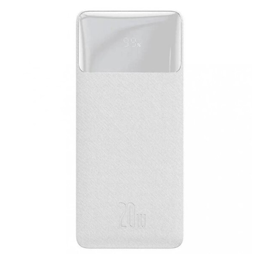 Baseus Bipow Overseas Edition 30.000 Mah Digital Display Beyaz Powerbank 20w Taşınabilir Şarj Cihazı - Powerbank Fiyatı