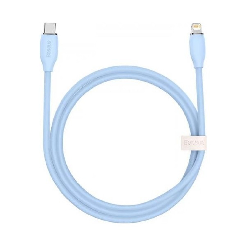 Baseus Esnek Super Şarj 1.2mt 20W Iphone Şarj Kablosu Iphone 11 12 13 14 Pro Max Şarj Kablosu 480MBPS - Mavi Cep Telefonu Kablosu Fiyatı