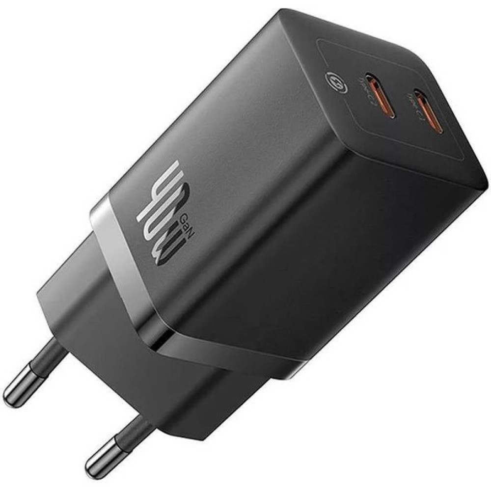 Baseus Gan5 Pro 40W Çift Type-C Girişli Şarj Cihazı Iphone 12 13 14 15 Pro Max Şarj Başlık Akım Koruma - Siyah Oto Boyaları Fiyatı