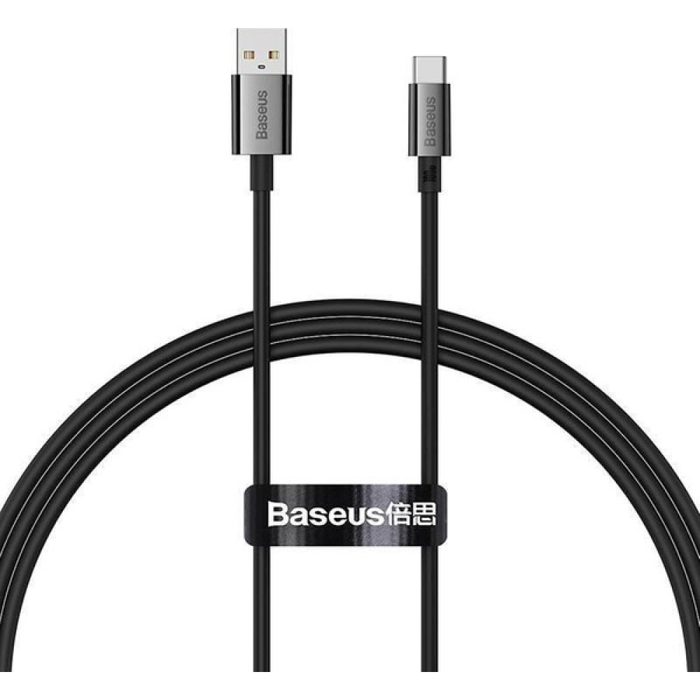 Baseus Smart Şarj 1mt 100W USB To Type-C Şarj Kablosu Veri Aktarım Huawei Samsung Macbook Şarj Kablo - Siyah Oto Boyaları Fiyatı