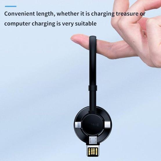 Baseus Star Ring Series 4in1 Type -C Mikro Usb-İPhone Ve Wireless Kablosuz Şarj