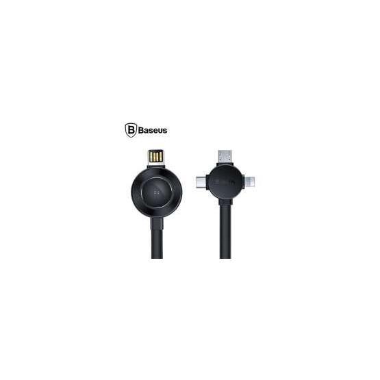 Baseus Star Ring Series 4in1 Type -C Mikro Usb-İPhone Ve Wireless Kablosuz Şarj