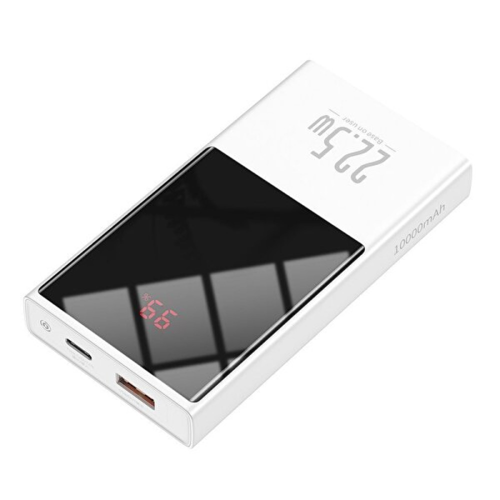 Baseus Super Mini Ppmn-A02 22.5W 10.000 mAh PD Dijital Ekranlı Powerbank Beyaz Flash Bellekler Fiyatı