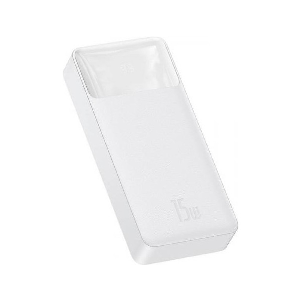 Baseus Super Şarj 15W Ultra Hızlı 15W 20000 Mah Powerbank Çift Yönlü Şarj Qc 3.0 Pd 3.0 20000 Powerbank - Beyaz Taşınabilir Şarj Cihazı - Powerbank Fiyatı