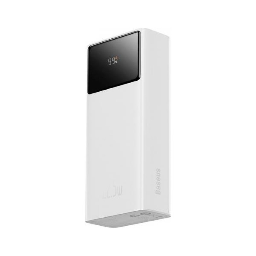 Baseus Super Şarj Dijital Ekranlı 22.5W 30.000 Mah Powerbank Iphone Samsung Macbook Laptop Powerbank - Beyaz Taşınabilir Şarj Cihazı - Powerbank Fiyatı
